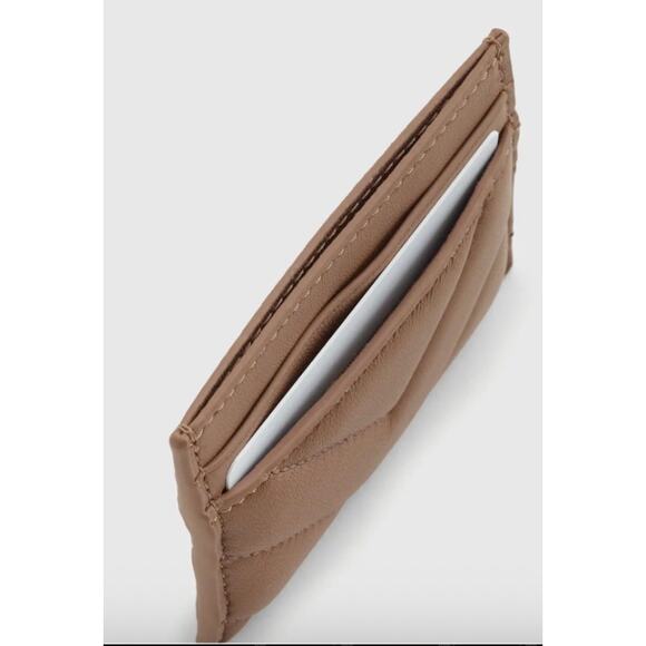 Quince tan leather card case - Picture 4 of 6